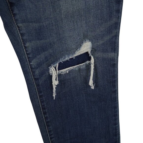 Judy Blue Boyfriend Cut Distressed Mid Rise Size 7 / 28 - Picture 3 of 9